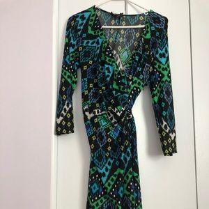 Nine West faux wrap dress